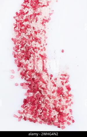 Closeup image of sea salt for spa Stock Photo