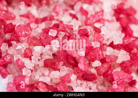 Closeup image of sea salt for spa Stock Photo