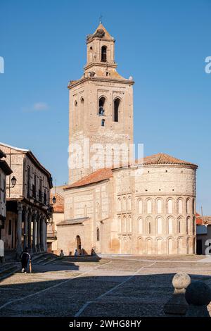 Church of Santa María la Mayor, Mudejar style, late 12th century, Arévalo, Ávila province, Spain Stock Photo