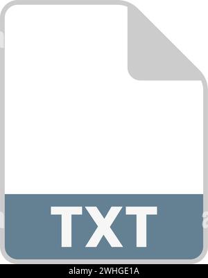 simple icons of various file types Stock Vector