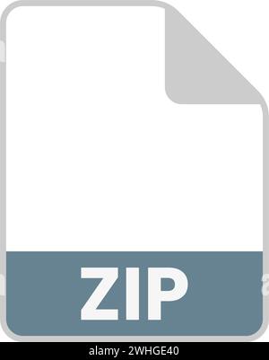 simple icons of various file types Stock Vector