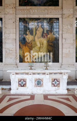 Interior of Therme Tettuccio, Montecatini, Tuscany, Italy Stock Photo