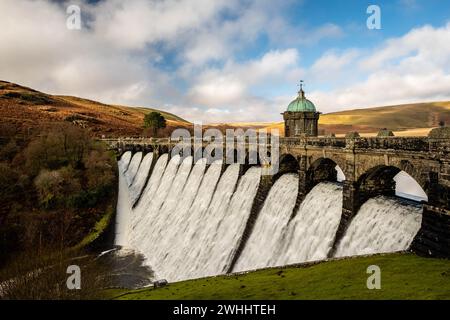 Craig Goch Dam in the Elan valley Stock Photo