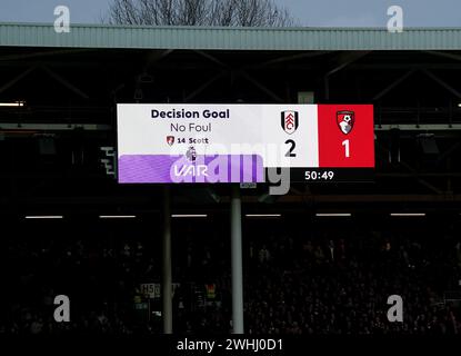 The stadiums big screen displays the match attendance during the Sky ...
