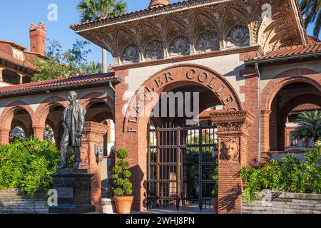 Flagler College in historic downtown St. Augustine, Florida. (USA) Stock Photo