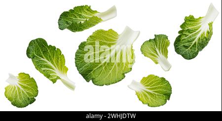 Bok Choy isolated on white background, Chinese cabbage Stock Photo