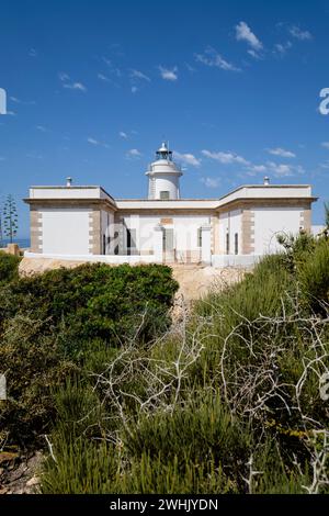 Cap Blanc lighthouse Stock Photo