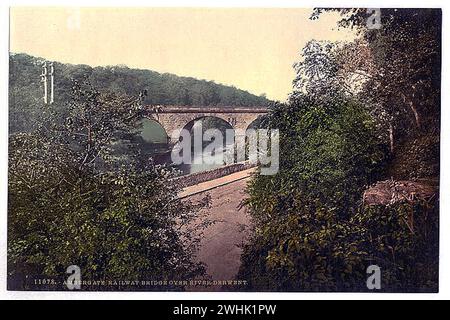 vintage photochrom prints of various landmarks and locations throught England Stock Photo