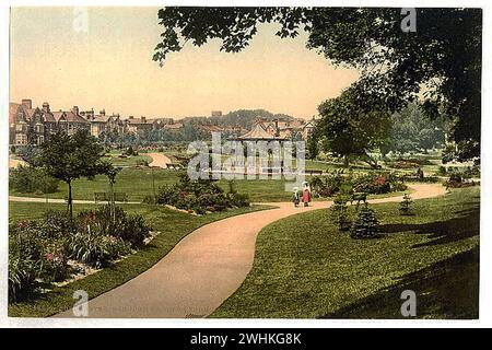 vintage photochrom prints of various landmarks and locations throught England Stock Photo