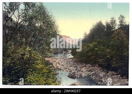 vintage photochrom prints of various landmarks and locations throught England Stock Photo