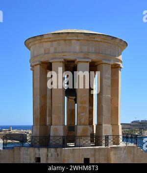 War Memorial in Valletta, the Capital of Malta Stock Photo