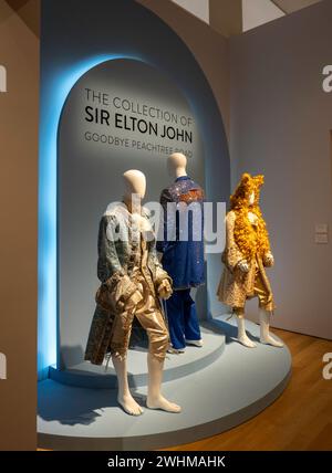 'The Collection of Sir Elton John: Opening Night' at Christie's luxury auction house located in Rockefeller Center, New York City, USA  2024 Stock Photo