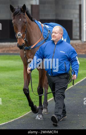 Third race at Wincanton March 2nd 2022 - Novices' Hurdle Stock Photo