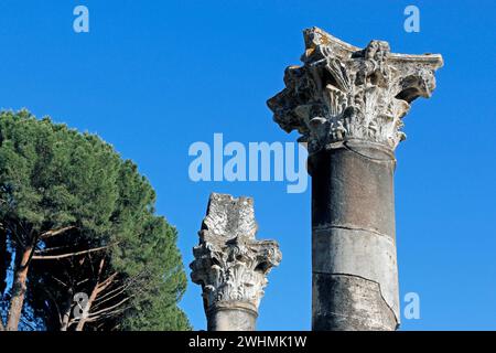 Hadians Villa, Tivoli,  Italy,  Fragment Stock Photo