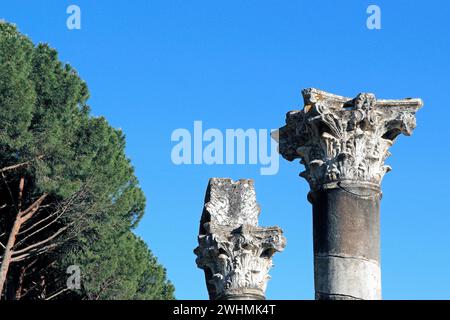 Hadians Villa, Tivoli,  Italy,  Fragment Stock Photo