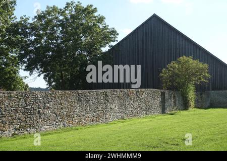 Stone wall Stock Photo