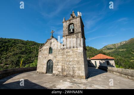 Church of Christ (Igreja Matriz do Sistelo), Sistelo Stock Photo