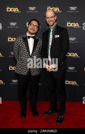 Beverly Hills, USA. 10th Feb, 2024. The Daniels attend the arrivals of the 76th Annual DGA Awards at The Beverly Hilton Hotel in Los Angeles, CA on February 10, 2024. (Photo by Corine Solberg/SipaUSA) Credit: Sipa USA/Alamy Live News Stock Photo