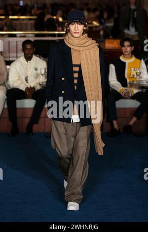 New York, Vereinigte Staaten. 09th Feb, 2024. TOMMY HILFIGER Fall/Winter 2024 runway during New York Fashion Week on February 2024 - New York; US 09/02/2024 Credit: dpa/Alamy Live News Stock Photo