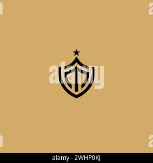 TMV Logo. Shield Logo. Letter MV Logo. VM Icon Stock Vector