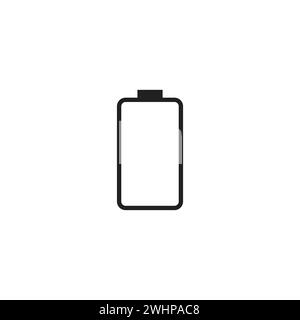 battery icon in trendy flat design. Stock Vector