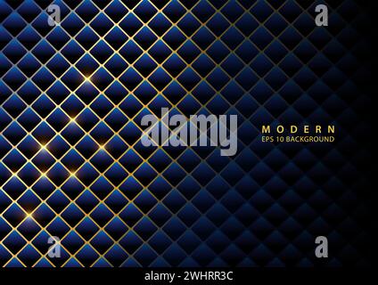 Abstract hexagonal shapes background, vector illustration Stock Vector