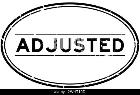 Grunge black customize word oval rubber seal stamp on white background ...