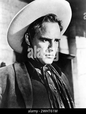 Legendary actor Marlon Brando in One-Eyed Jacks, publicity photo (Paramount, 1961). Stock Photo