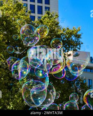 Soap bubbles Stock Photo
