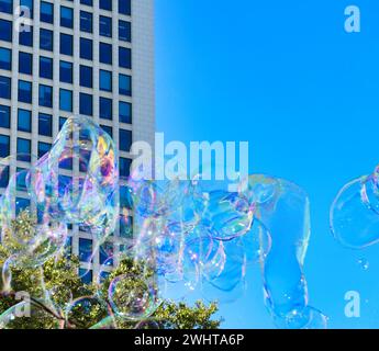 Soap bubbles Stock Photo
