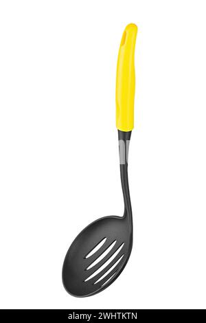 Skimmer, kitchen utensils. Isolated on white background. File contains clipping path Stock Photo