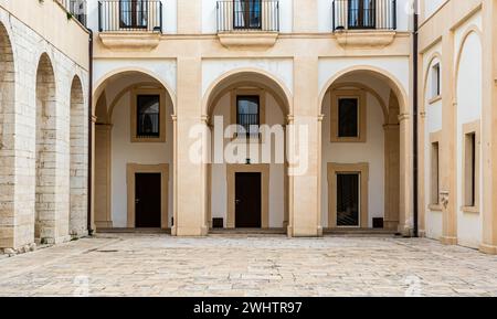 complex of the church and convent of Santa Chiara in the historic center of Bari, Puglia region, southern Italy, Europe, September 18, 2022 Stock Photo