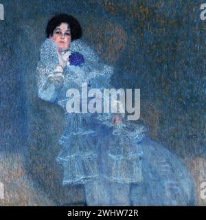 Gustav Klimt 、MARIE HENNEBERG STEHEND Gustav Klimt Portrait of Marie Henneberg 1902 17