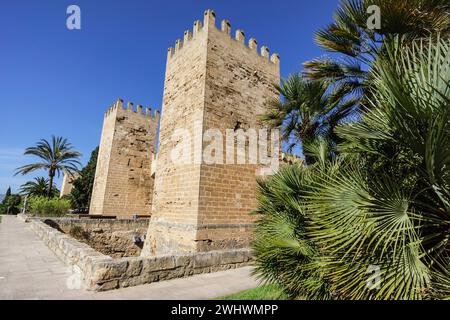 Puerta de Mallorca - puerta de Sant Sebastia- Stock Photo