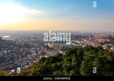 Antananarivo, capital and largest city in Madagascar. Stock Photo