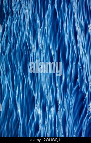 Abstract blue rough and patterned illustration, close up sea surface photo Stock Photo