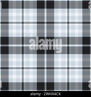 Dining background check tartan, cover pattern seamless vector. Sewing textile plaid texture fabric in pastel and white color. Stock Vector