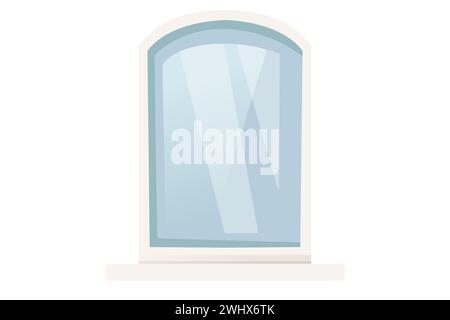 Home bath mirror vector illustration isolated on white background Stock Vector