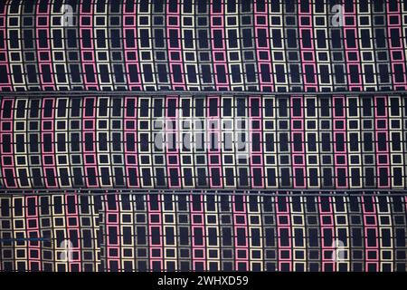 raw edited photo of background made by colorful fabric silk Stock Photo