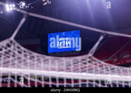 Lyon, France. 11th Feb, 2024. Attendance during the D1 Arkema game between Olympique Lyonnais and Paris Saint-Germain at Groupama Stadium in Lyon, France. (Pauline FIGUET/SPP) Credit: SPP Sport Press Photo. /Alamy Live News Stock Photo