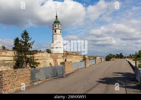 Sahat clock Tower, Kalemegdan, Belgrade, Serbia Stock Photo