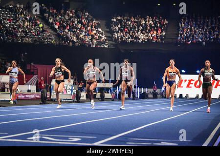 Paris, France. 11th Feb, 2024.   competes during the Meeting of Paris Indoor 2024 at the Accor Arena in Paris, France on February 11, 2024. Photo by Firas Abdullah/ABACAPRESS.COM Credit: Abaca Press/Alamy Live News Stock Photo