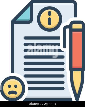 Icon for complaints,grievance Stock Vector Image & Art - Alamy