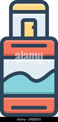 Icon for edt,usb Stock Vector