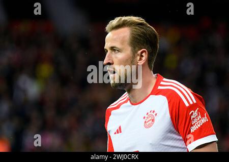 BayArena Leverkusen Germany,  10.2.2024, Football: Bundesliga Season 2023/2024 matchday 21.,  Bayer 04 Leverkusen (B04) vs FC Bayern Muenchen (FCB) — Harry Kane (FCB) Stock Photo