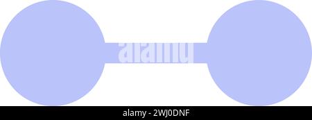 Blockchain code connected elements. Interaction and cooperation, abstract techno element for modern and retro technological design. Simple color vecto Stock Vector