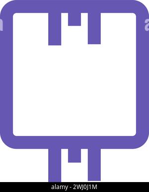 Components, chips, and CPUs. PCB designs, abstract techno element for modern and retro technological design. Simple color vector pictogram isolated on Stock Vector