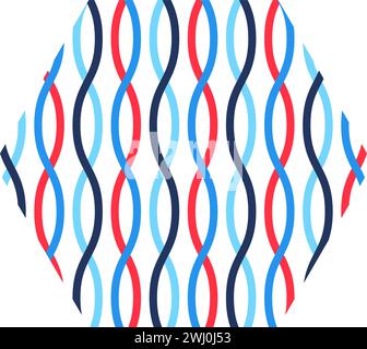 Silicon components and intricate chip schemes. Blank silicon wafer, abstract techno element for modern and retro technological design. Simple color ve Stock Vector
