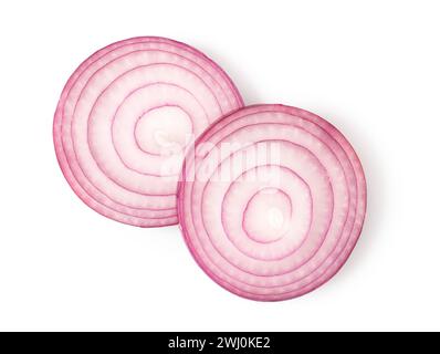 Sliced red onion Stock Photo