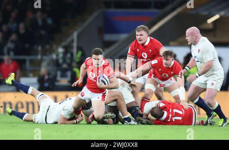 Archie Griffin of Wales (r) in action.. Wales v Japan, 2025 Quilter ...